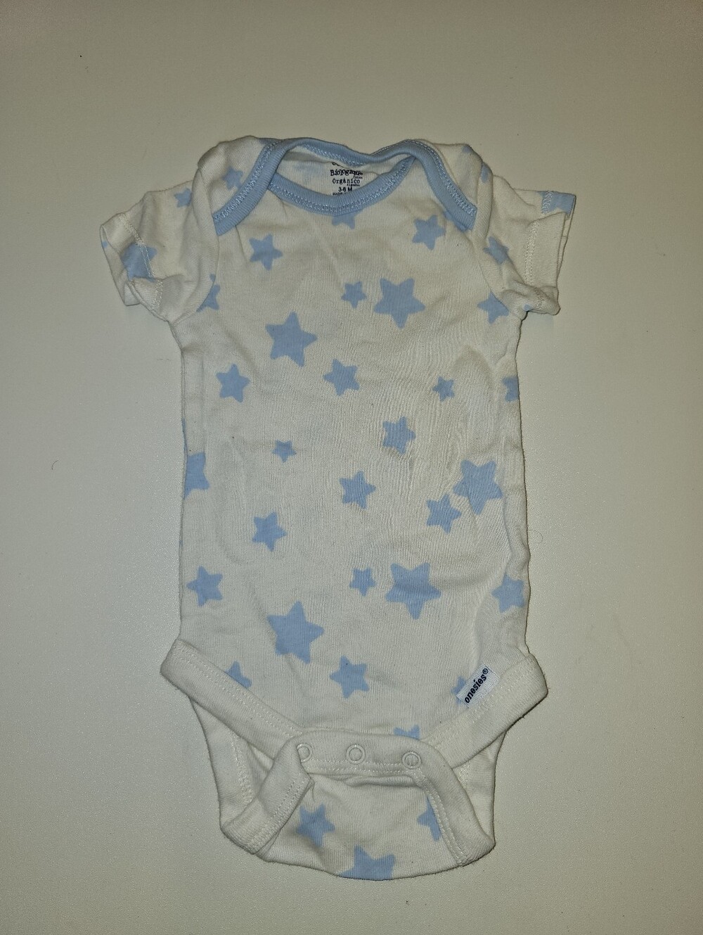 NWOT | 3–6 Months | Gerber | Organic Cotton Blue Star Bodysuit